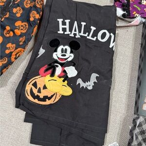 Pottery barn kids Mickey Mouse Halloween table cloth